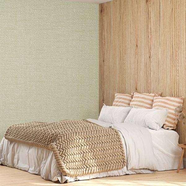 단열벽지 1mX2.5m 타탄 오가닉 카키 보온 방한 단열재 포인트 폼벽지 시공 향균벽지