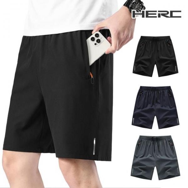 HERC 쿨반바지 남성 여름바지 쿨바지 밴딩 5부 등산