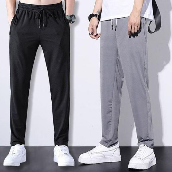 남성 여름 쿨링 밴딩 팬츠 쿨바지 남자 바지 아이스