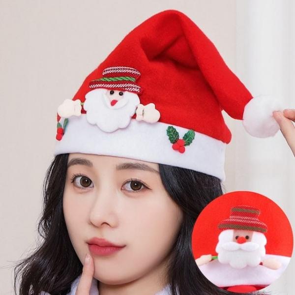 (인형산타모자)크리스마스 산타복 산타모자 산타선물