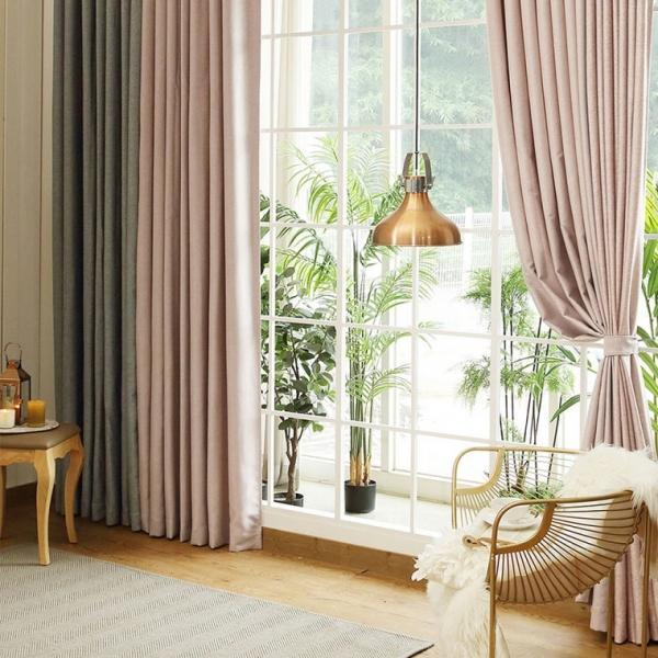 프리미엄 암막커튼 아일렛형 긴창 거실커튼 보온 방한