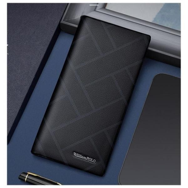 남성 소가죽 장지갑 경량 럭셔리 슬림 장지갑