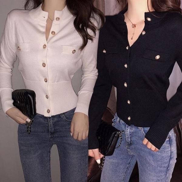 가디건 봄 여성 여자 블라우스 티셔츠 가을