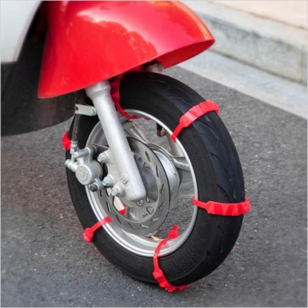 일회용 오토바이 스노우체인 간편설치 눈길 진흙길 1P