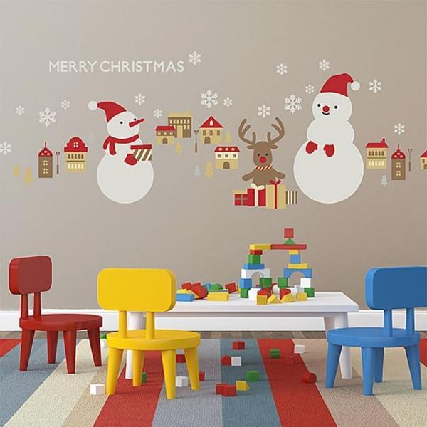 스노우맨 커밍 포인트스티커 크리스마스 겨울 눈꽃