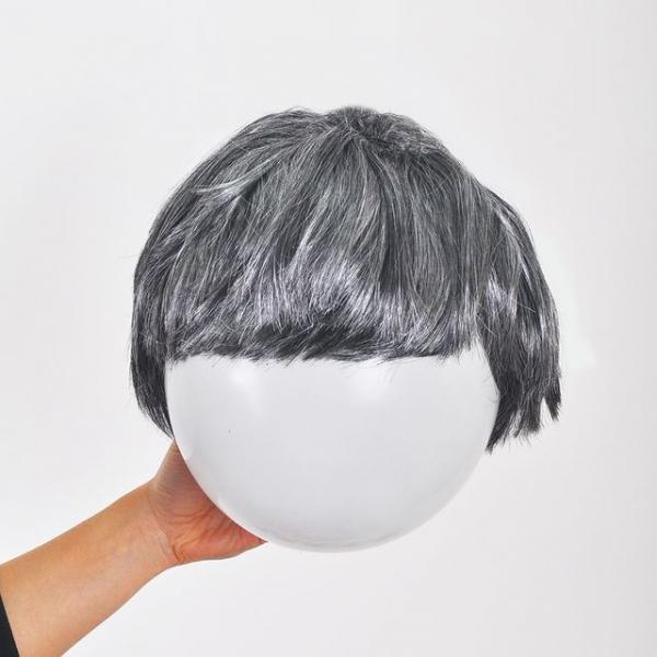 할아버지가발 남성 중년 공연 코스프레 할로윈 파티