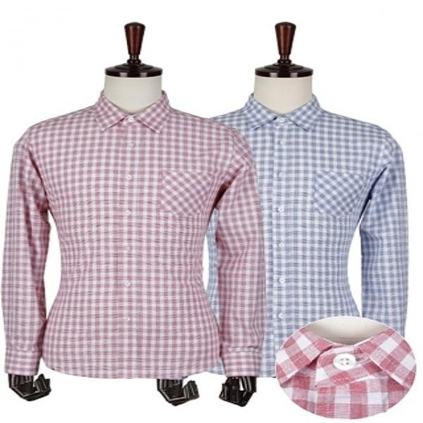 고방체크 셔츠 남성셔츠 포인트셔츠 체크셔츠