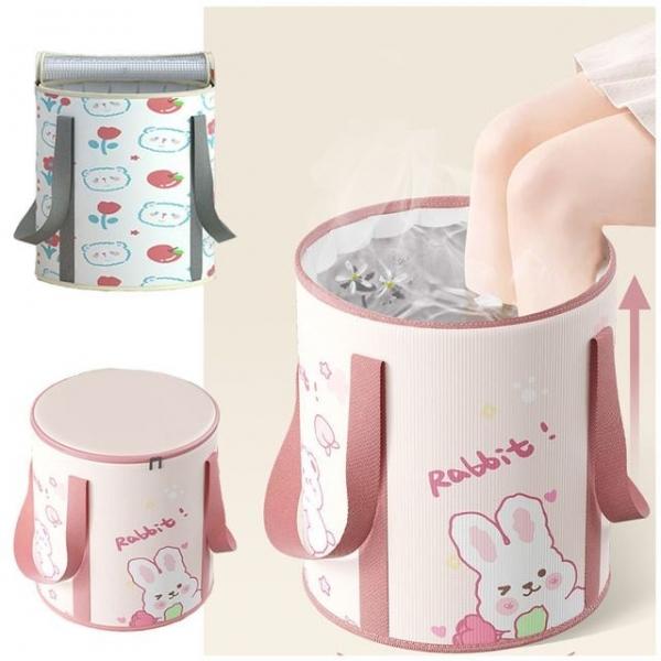 휴대용 접이식 보온 발목욕통 족욕기 족탕기 /덥개 무