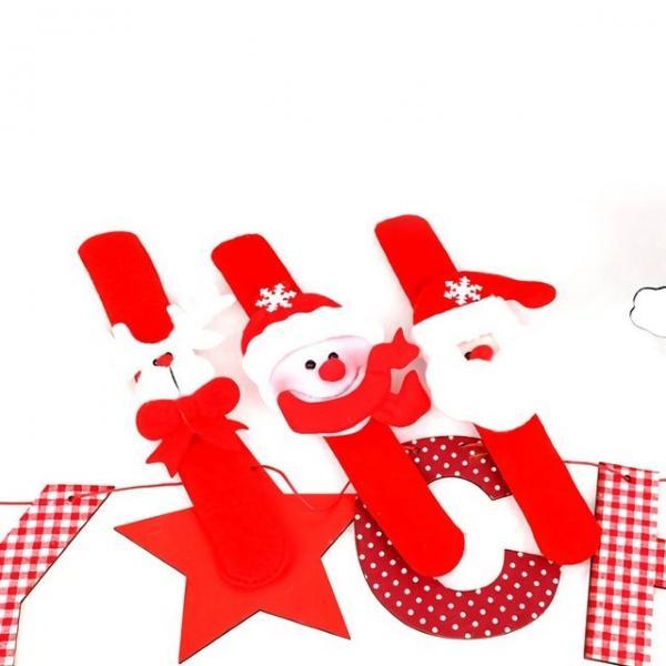 NEW 크리스마스 팔찌 성탄절 눈사람 루돌프 산타 의상 소품