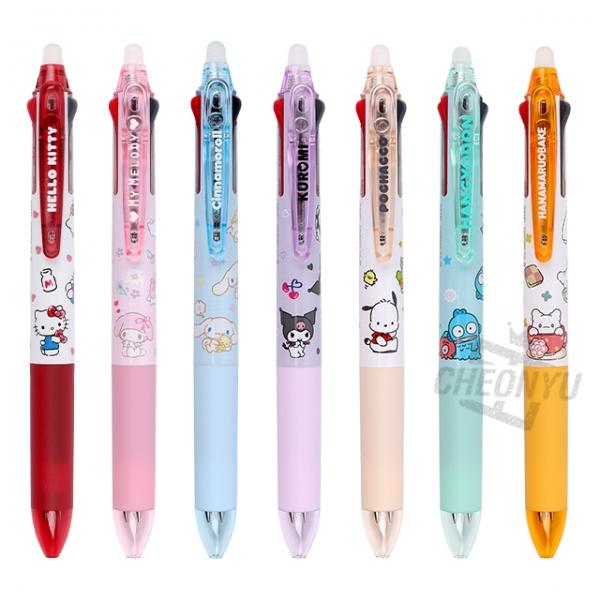 프릭션볼 3색 슬림 볼펜 0.38mm