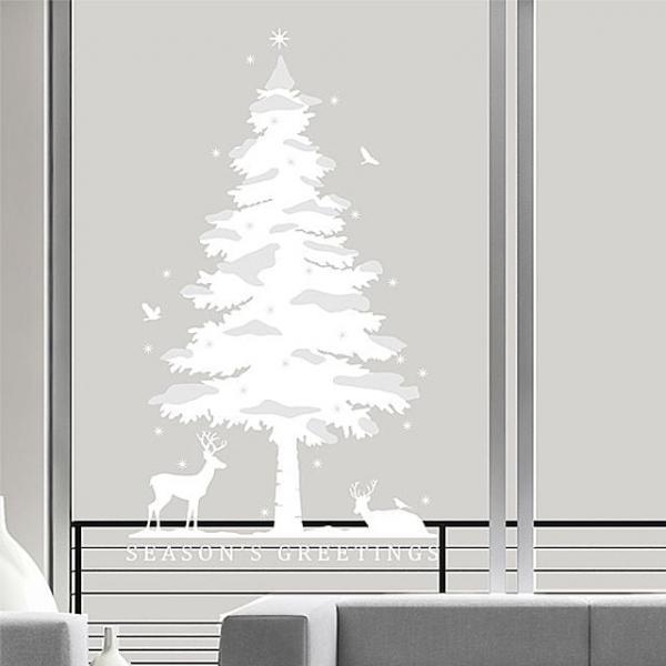 디어트리 포인트스티커 크리스마스 겨울 눈꽃