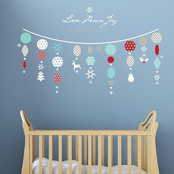 홀리데이 오너먼트 포인트스티커 크리스마스 겨울