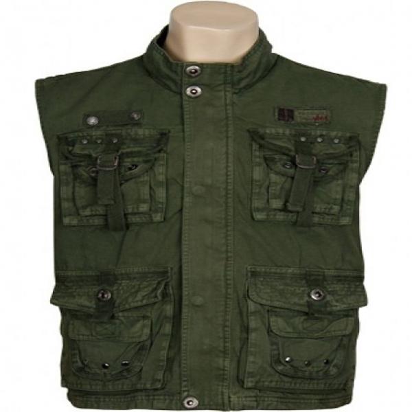 MJ-1027 가을-겨울 카코 조끼 (L-2XL) 카키