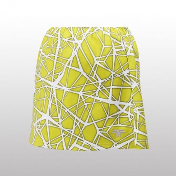토맥스 잎 치마 옐로우화이트 여성용 스포츠웨어
