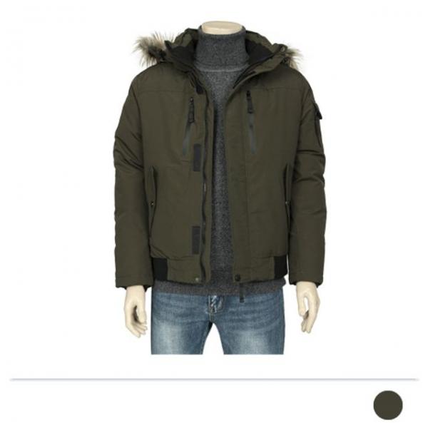 디테일이 좋은 겨울점퍼 - 카키