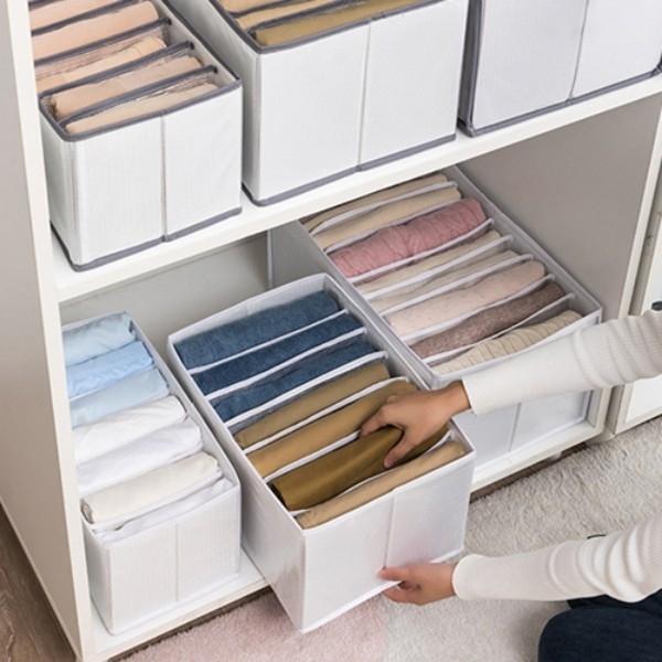 탄탄한 옷 바지 니트 수건 정리 보관 정리함 서랍 칸막이 의류 수납 함 트레이