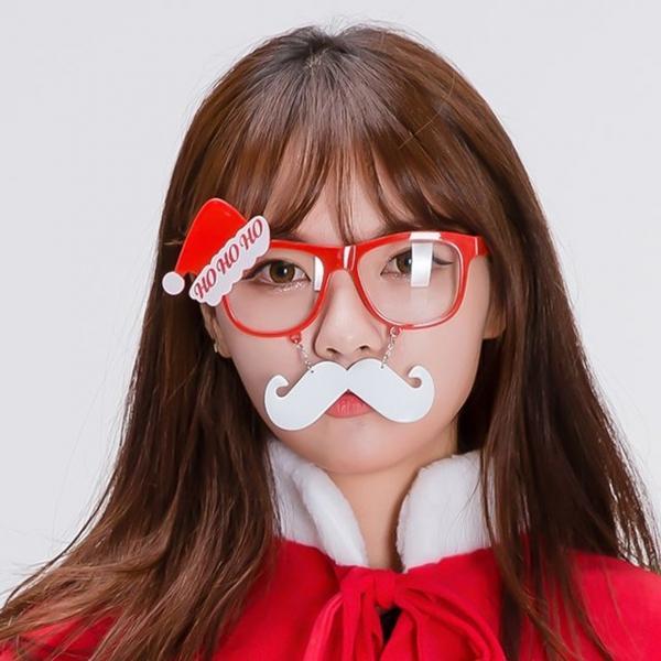 호호콧수염안경 파티용품 크리스마스 산타 의상소품