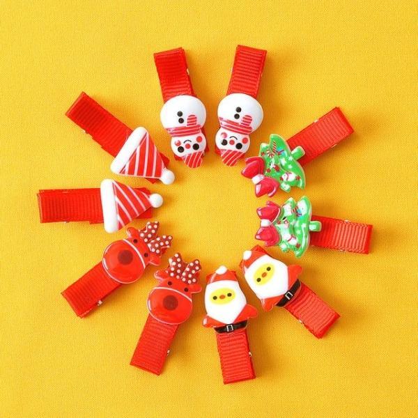 미니미니크리스마스머리핀(2개입)