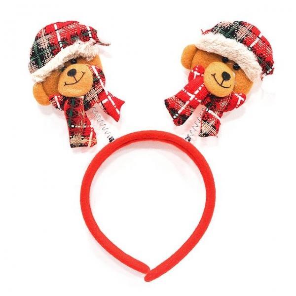 귀요미크리스마스머리띠(곰돌이)