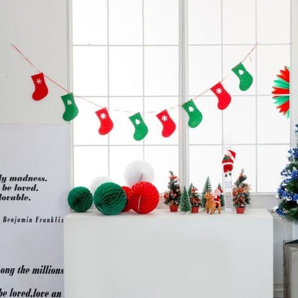 크리스마스펠트가랜드(산타양말)