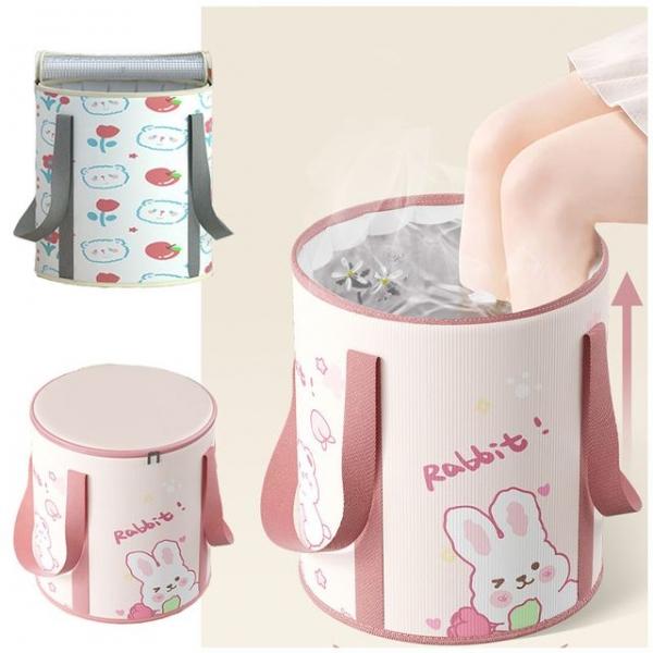 휴대용 접이식 보온 발목욕통 족욕기 족탕기 /덥개 유