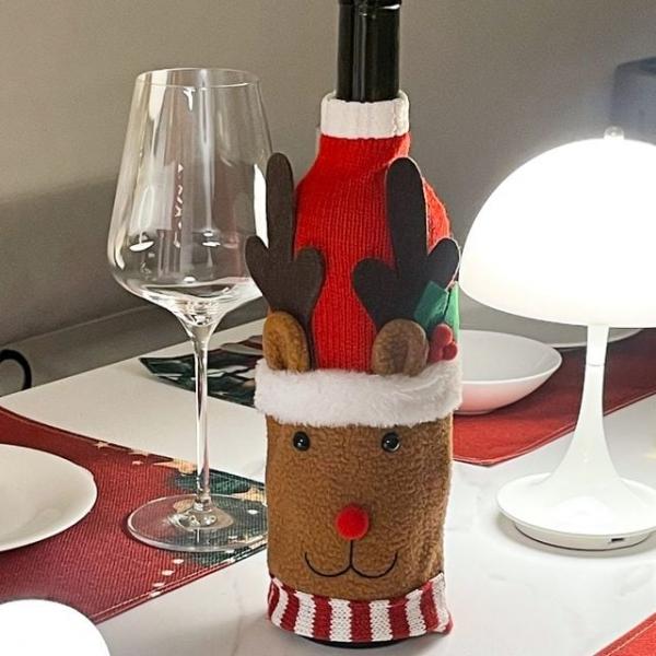 크리스마스와인병커버(고급형)