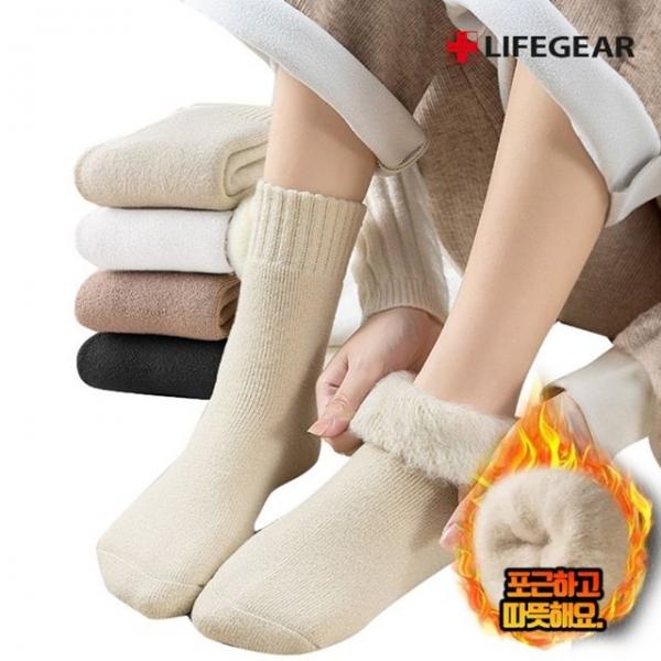 포근이 보온 양말 발열 겨울 방한 기모 여성
