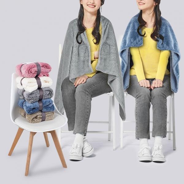두꺼운담요 캠핑블랭킷 극세사후드 입는 차박 쇼파이불 겨울휴대용