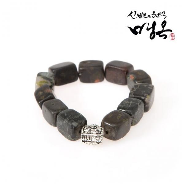 원석팔찌 매옥 엔틱 사각 건강팔찌 남성용