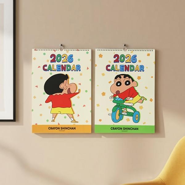 짱구는못말려 2026 벽걸이 캘린더