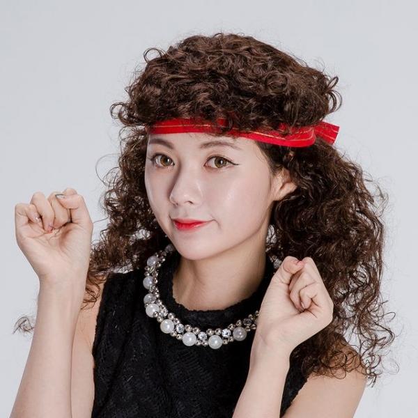 인디언 여자 가발 파티가발 이벤트 공연 축제 응원