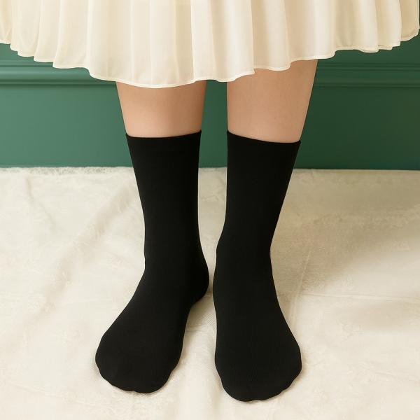 몽슬 기모 스타킹양말 겨울 보온 출근 여자양말