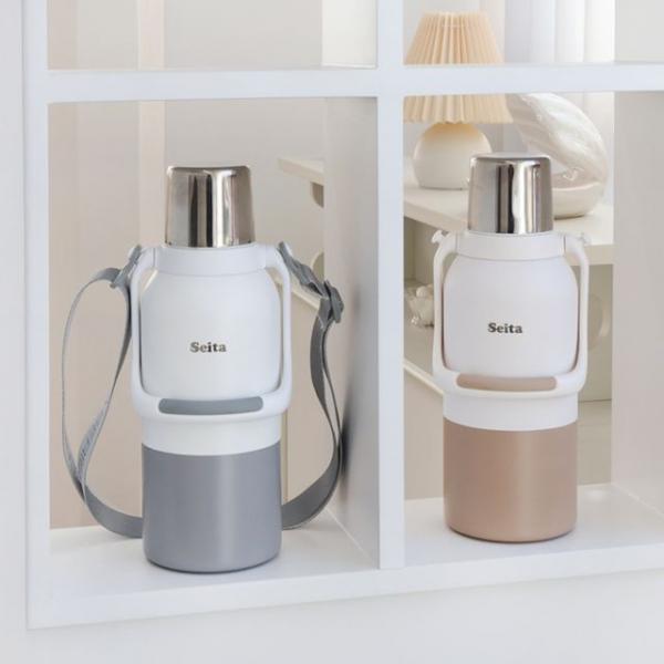 세이타 핸들 보온보냉병 800ml