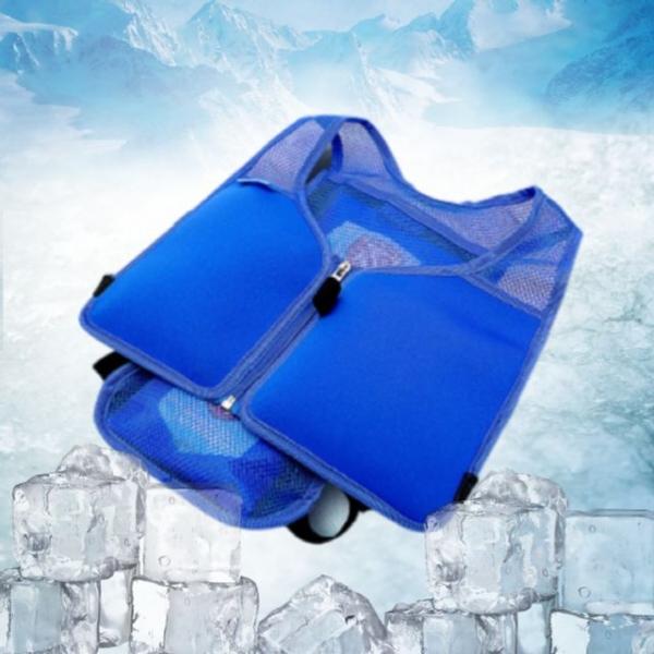 스위스캠프 쿨 아이스 조끼 (조끼본품+다용도 보냉/보온 쿨러백+냉매8개포함)