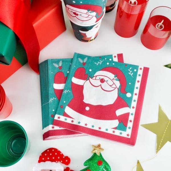 크리스마스 냅킨 산타 테이블 장식 소품 데코 성탄절