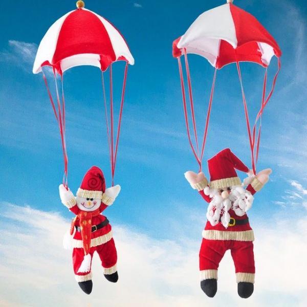 크리스마스장식소품(낙하산) 파티용품 크리스마스선물 산타 눈사람