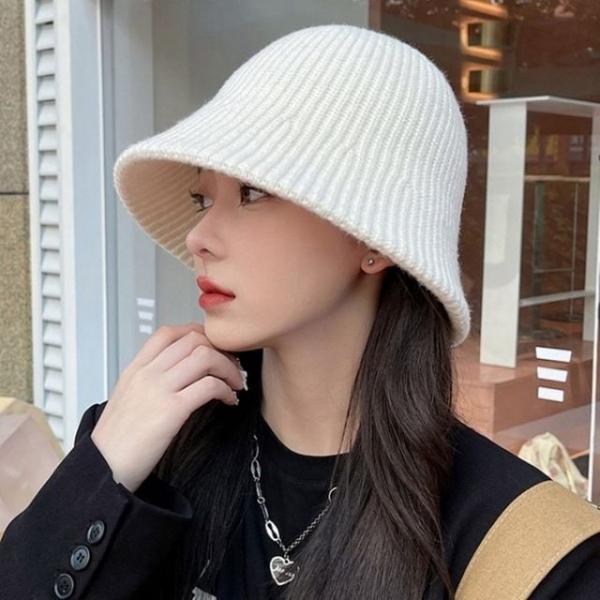(앙상블) 뜨개 니트 벙거지 모자 여성 여자 겨울 가을