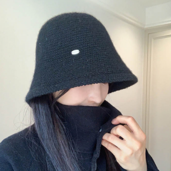 끈달린 여성 모자 한 짜임 벙거지 부드러운 쉐입