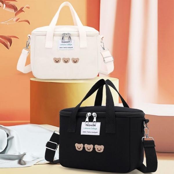 세마리곰 보냉 가방 보온 피크닉 소풍 도시락 런치백