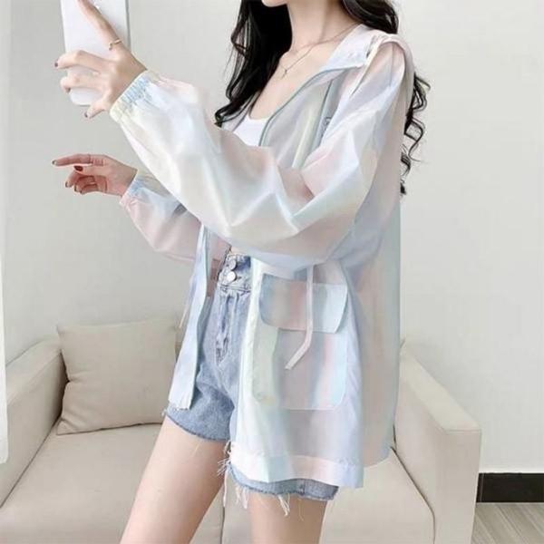 그라데이션이 예쁜 간절기 엉덩이가림 기장 바람막이 집업 프릴가디건 겨울 남방 캐쥬얼 밍크 양털 잠바