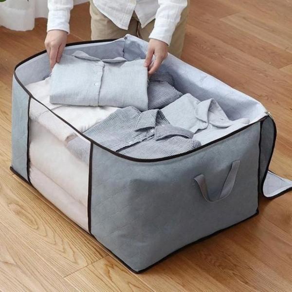 부직포 이불정리함 정리 미니서랍장 노하우 수납 압축팩 이불 옷 보관함 겨울