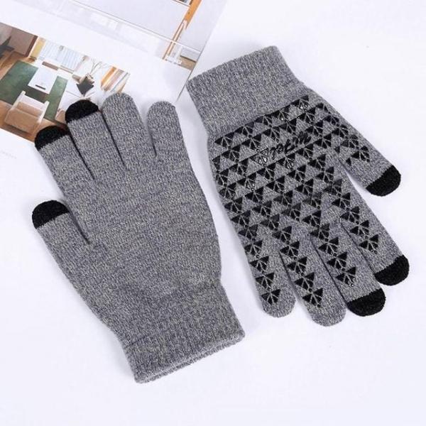 남성 겨울 방한용품 손바닥 미끄럼방지 심플 터치장갑 토끼털장갑 퍼장갑 터치장갑 여성 겨울 스웨이트장갑
