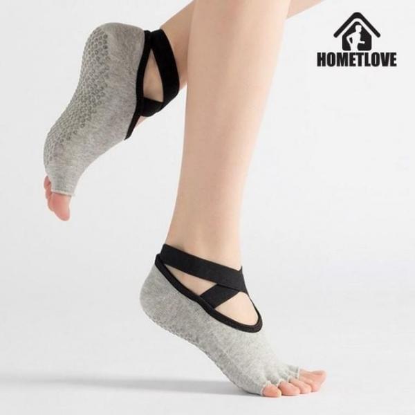 홈트러브 리본형 토삭스 요가양말 필라테스양말 필라테스 여름 겨울 양말 발목 운동 스쿼트 요가 헬스