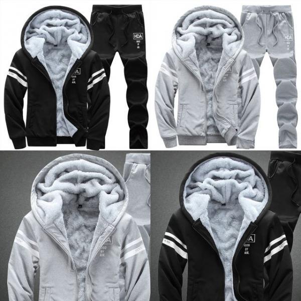 남성 겨울 기모 트레이닝 상하세트