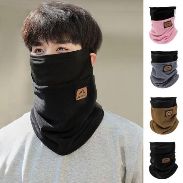 남성 여성 이어홀 귀고리 마스크 넥워머 8 넥워머 목토시 목도리 니트 골프 스포츠 겨울 방한