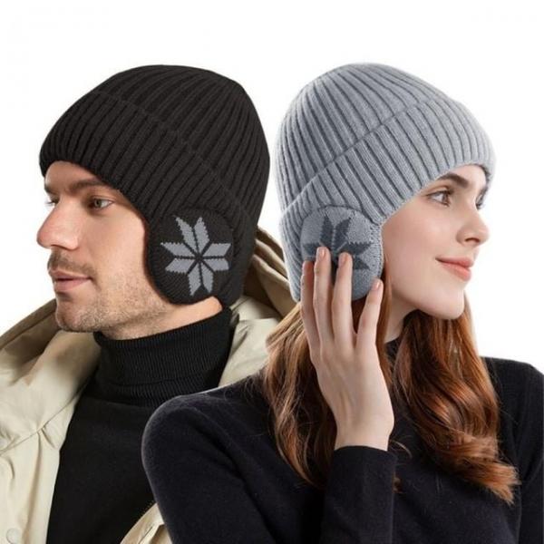 아넬스 귀달이 비니 안감기모 니트모자 3 7 비니 모자 니트 겨울 귀마개 기모 방한 귀달이