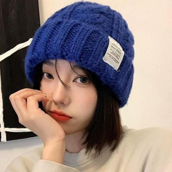 캔디츄 케이블 비니 꽈배기 니트모자 3 꽈배기 털 니트 커플 겨울 비니 모자 케이블