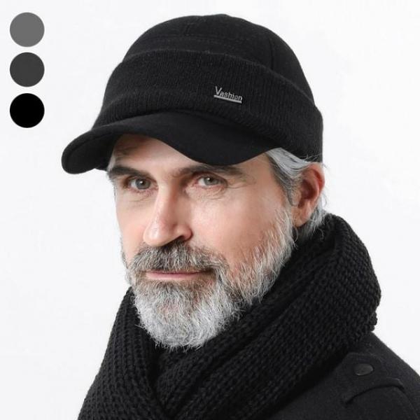 중장년 니트귀달이 방한볼캡 M 17 겨울모자 신사모자 귀달이모자 아버지모자 할 남성모자 남자