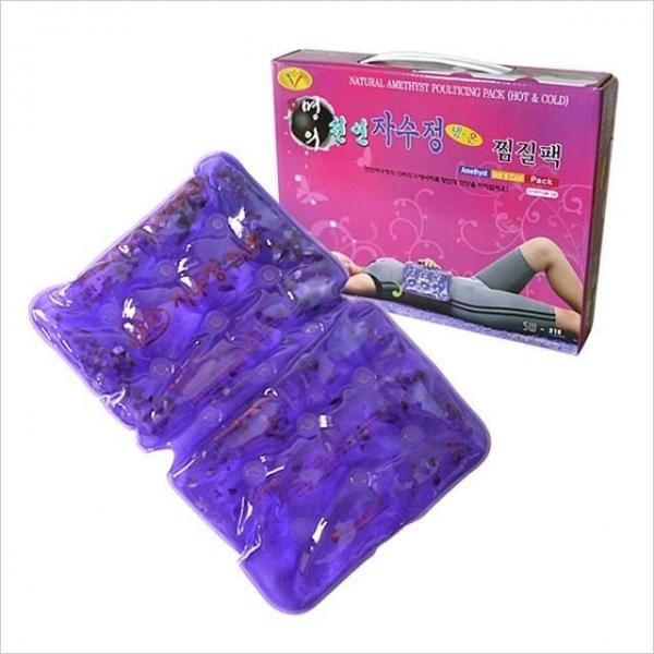 다리클린찜질팩 냉온찜질팩 아이스팩 보온주머니 가슴마사지팩 자수정 복부