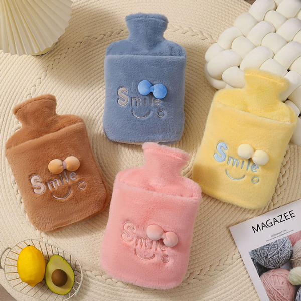 스마일 보온 물주머니 핫팩 온찜질팩 2000ml